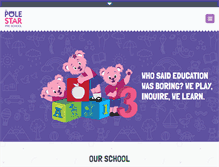 Tablet Screenshot of polestarpreschool.com
